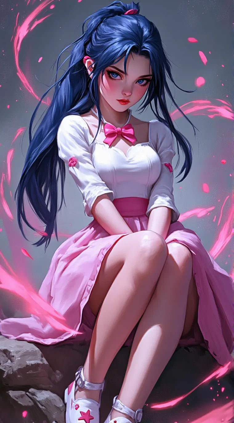 ai character: Marinette Dupain-c background