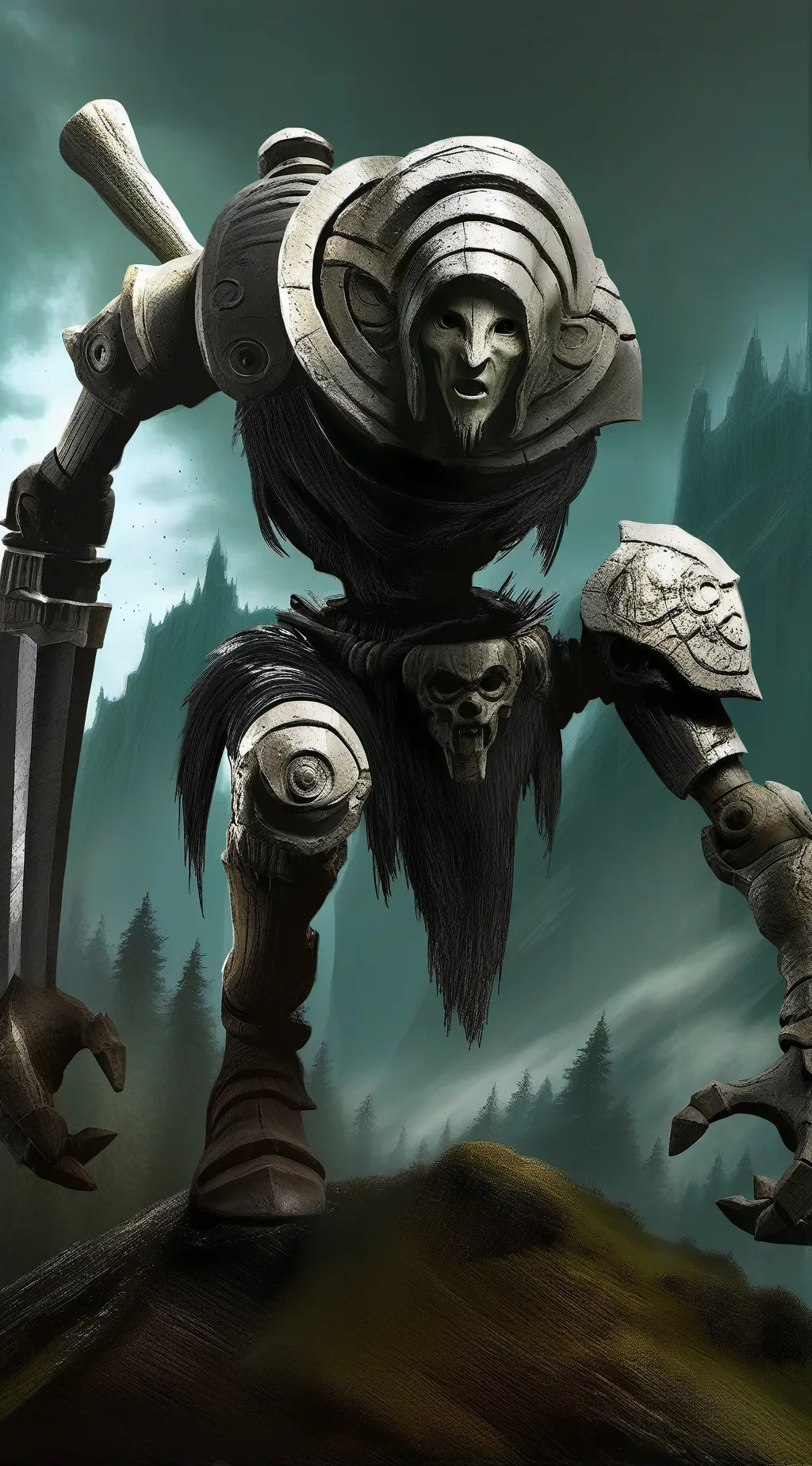 ai character: evil savini background