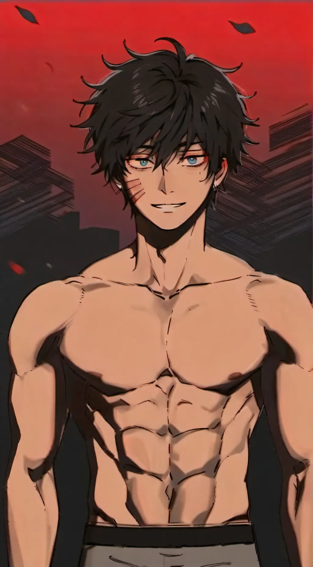 ai character: Dabi background