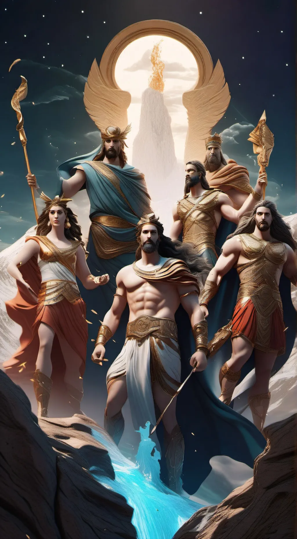 ai character: the greek gods background