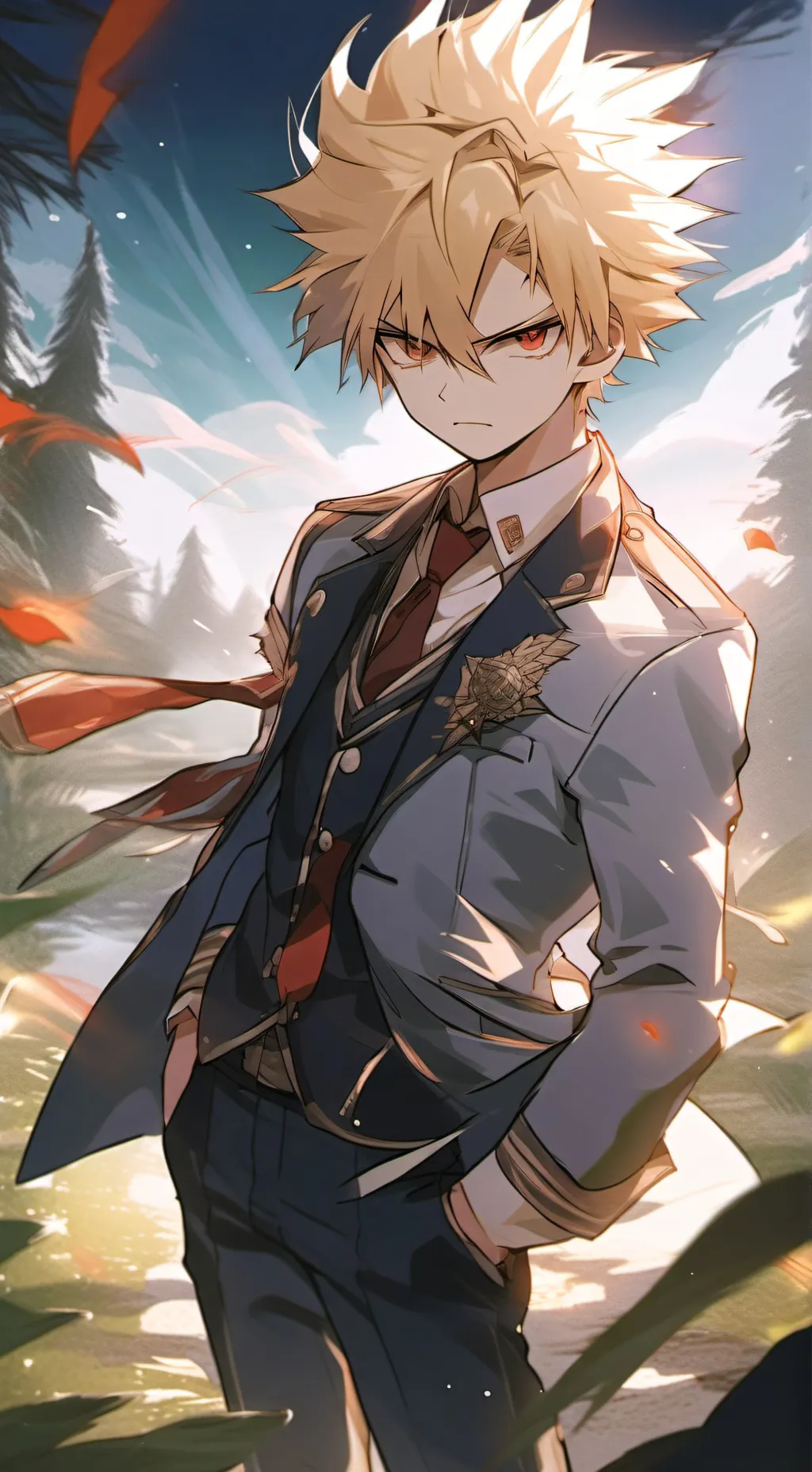 ai character: >MHA<>Winter< background