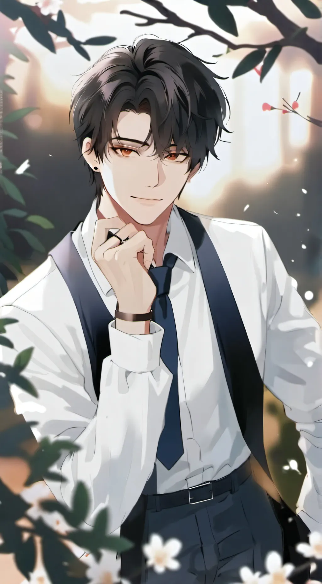 ai character: mark background