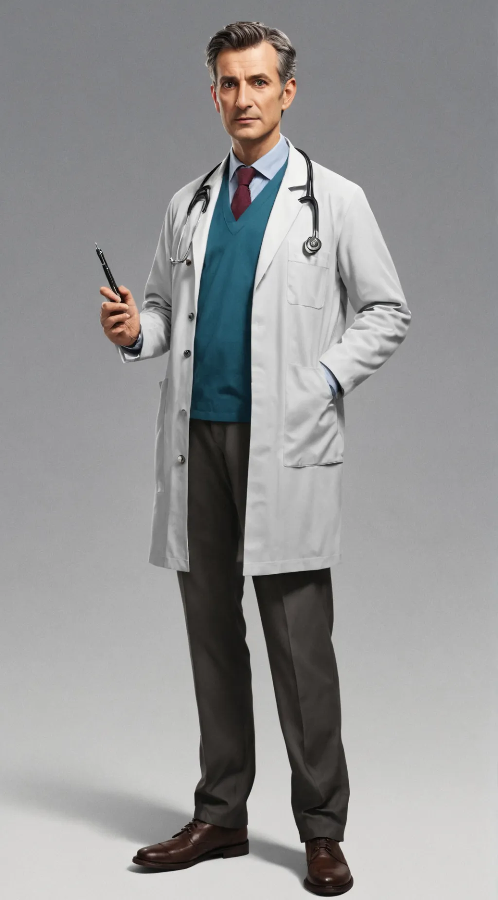 ai character: Creepy doctor  background