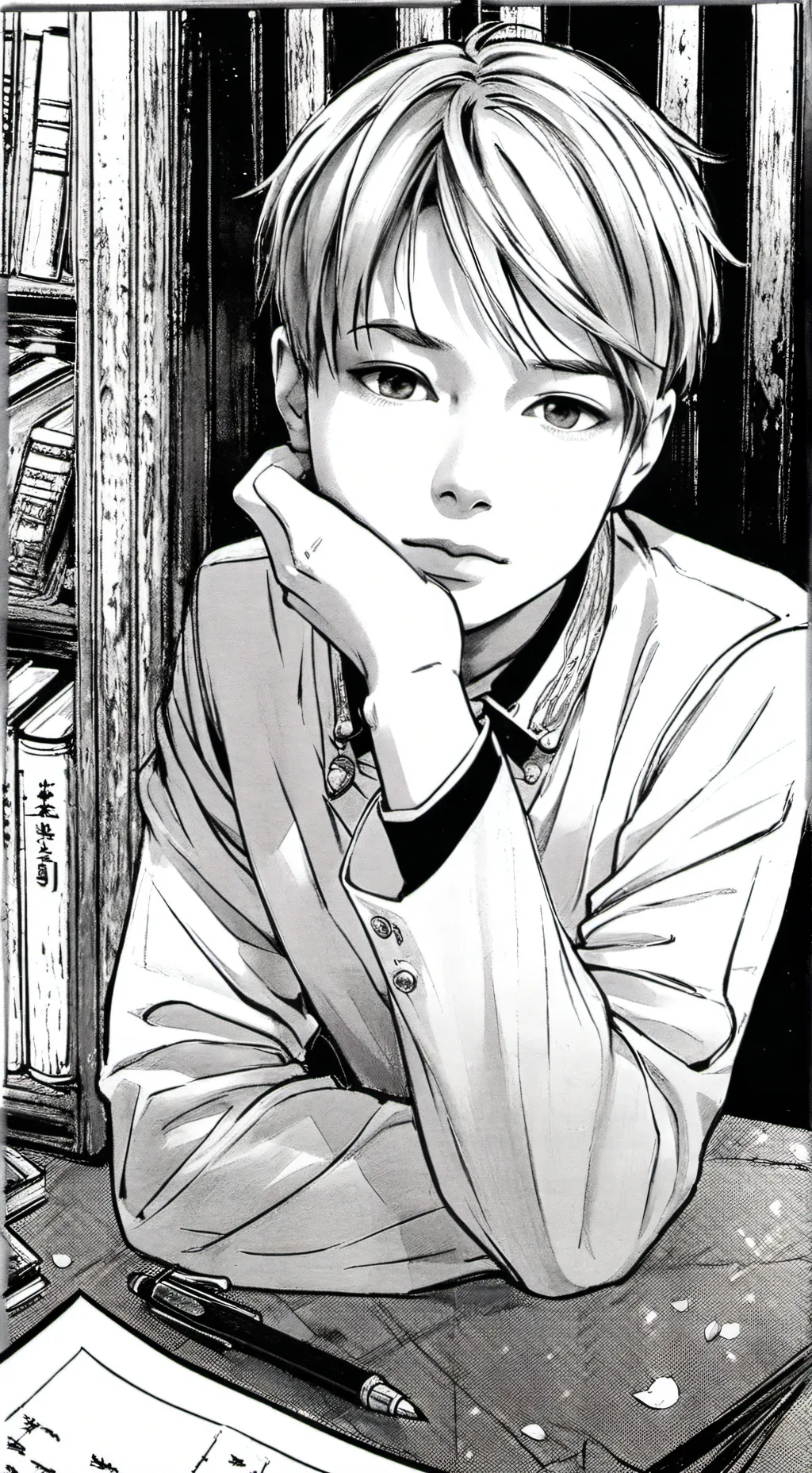 ai character: Augustin  background