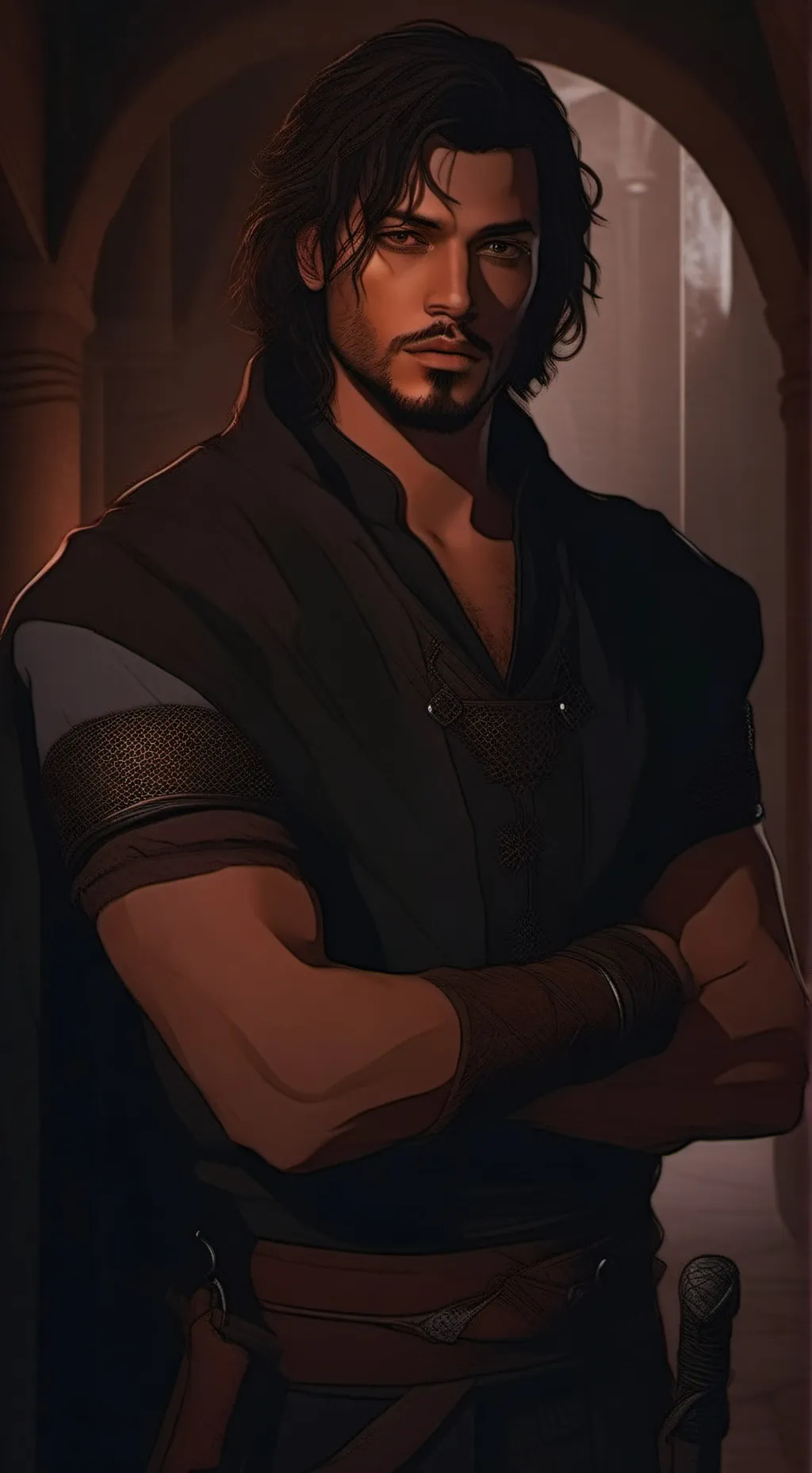 ai character: Cassian Hariri background