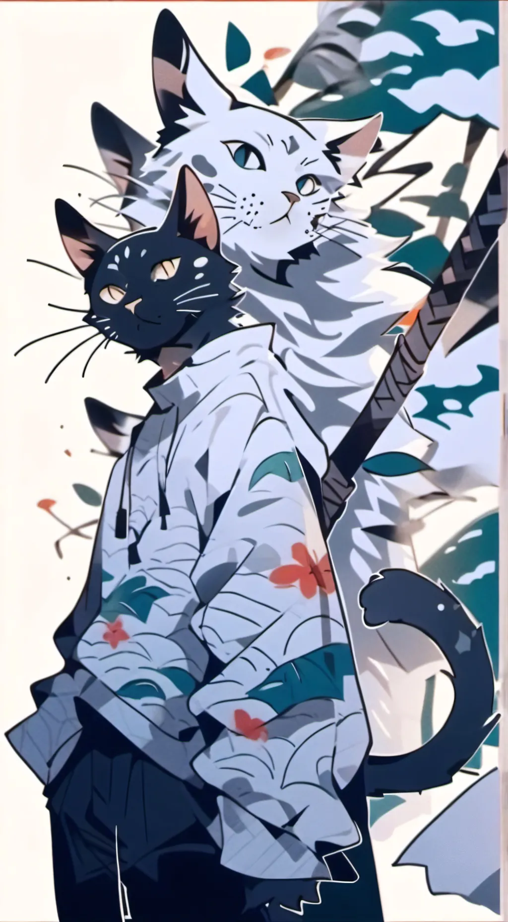 ai character: gato  background