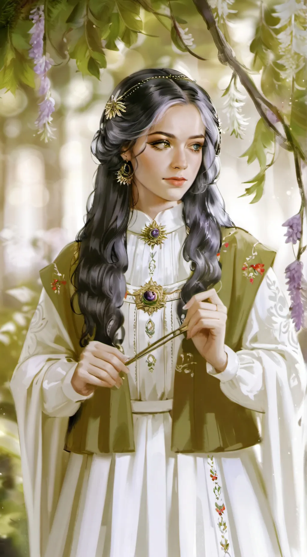 ai character: Luna background