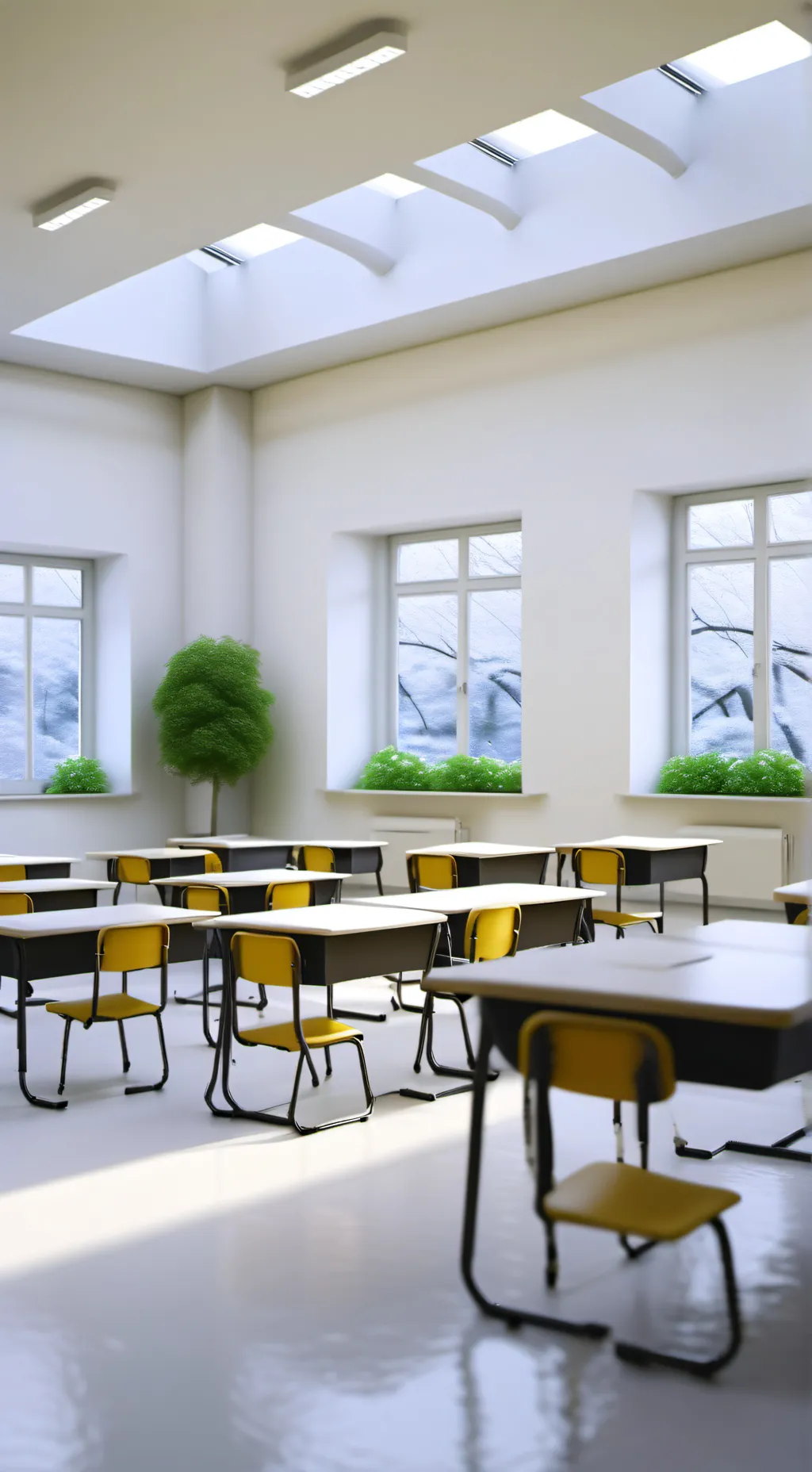 ai character: new school background