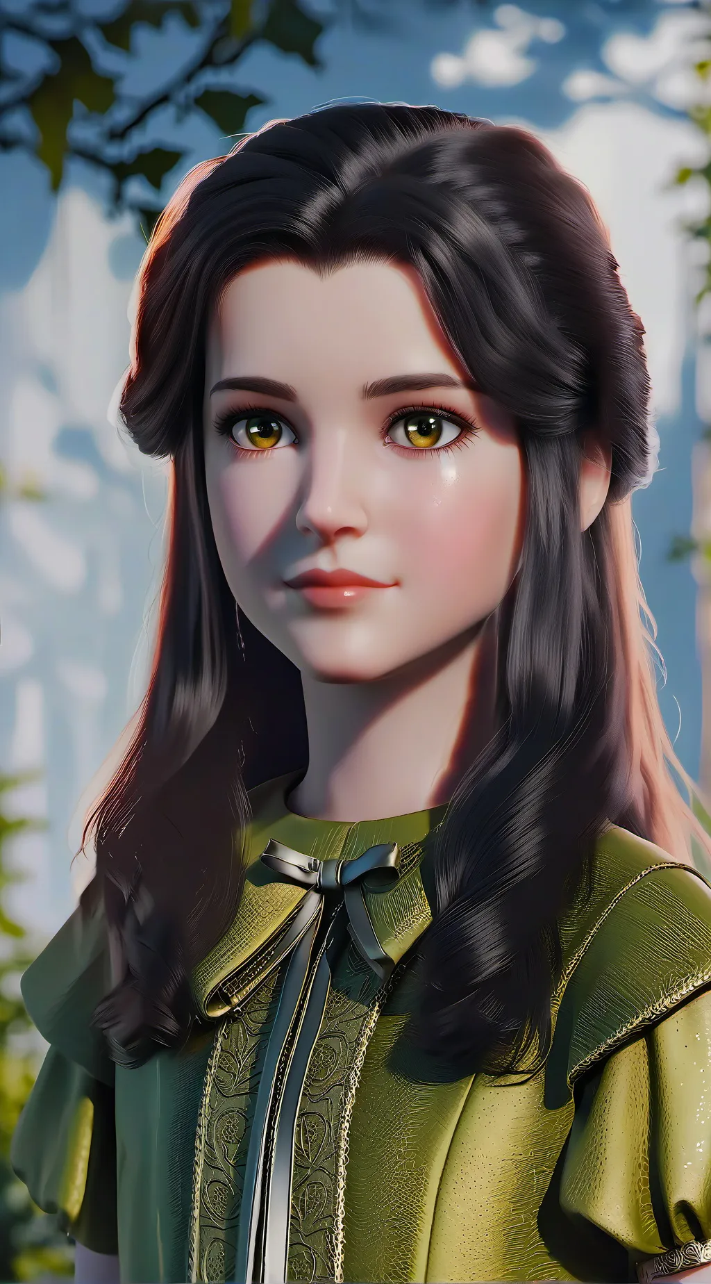 ai character: Katy background