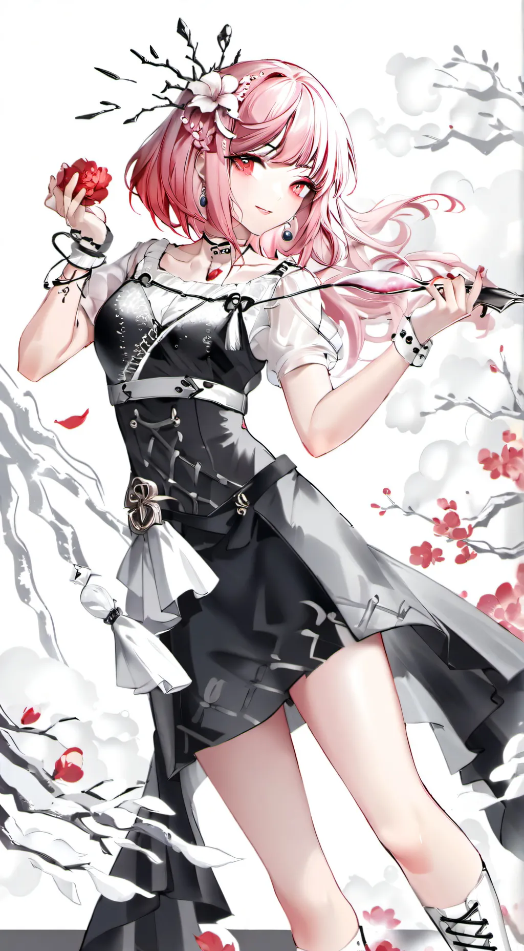 ai character: mujer background