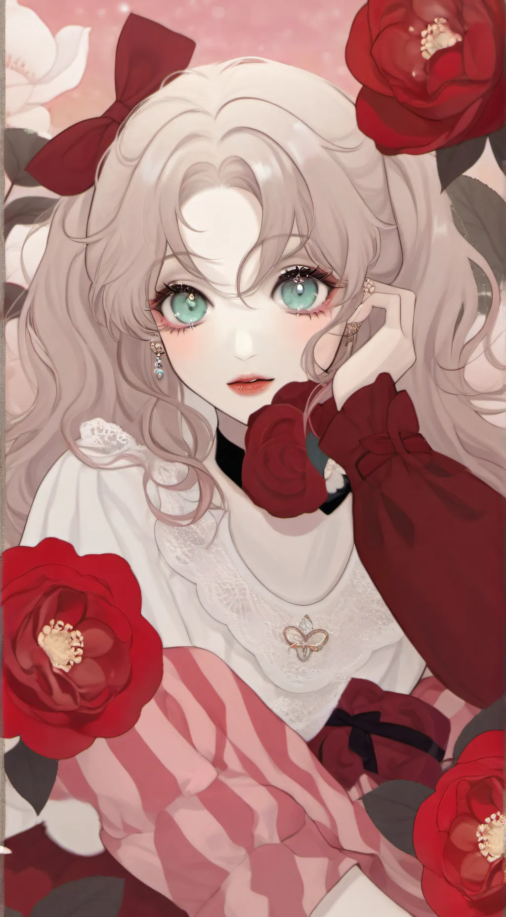 ai character: Blue background