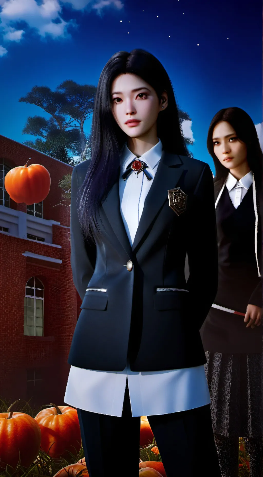 ai character: Marry Cherry background