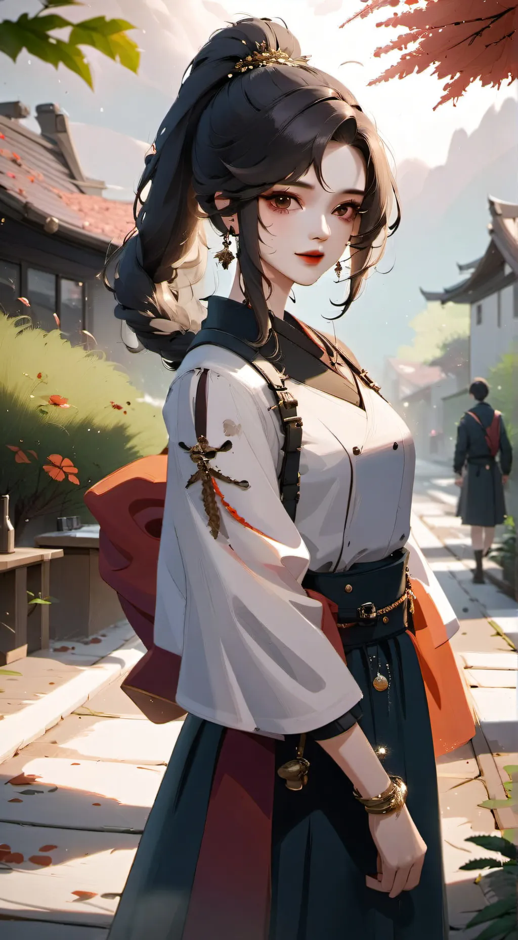 ai character: Тина background