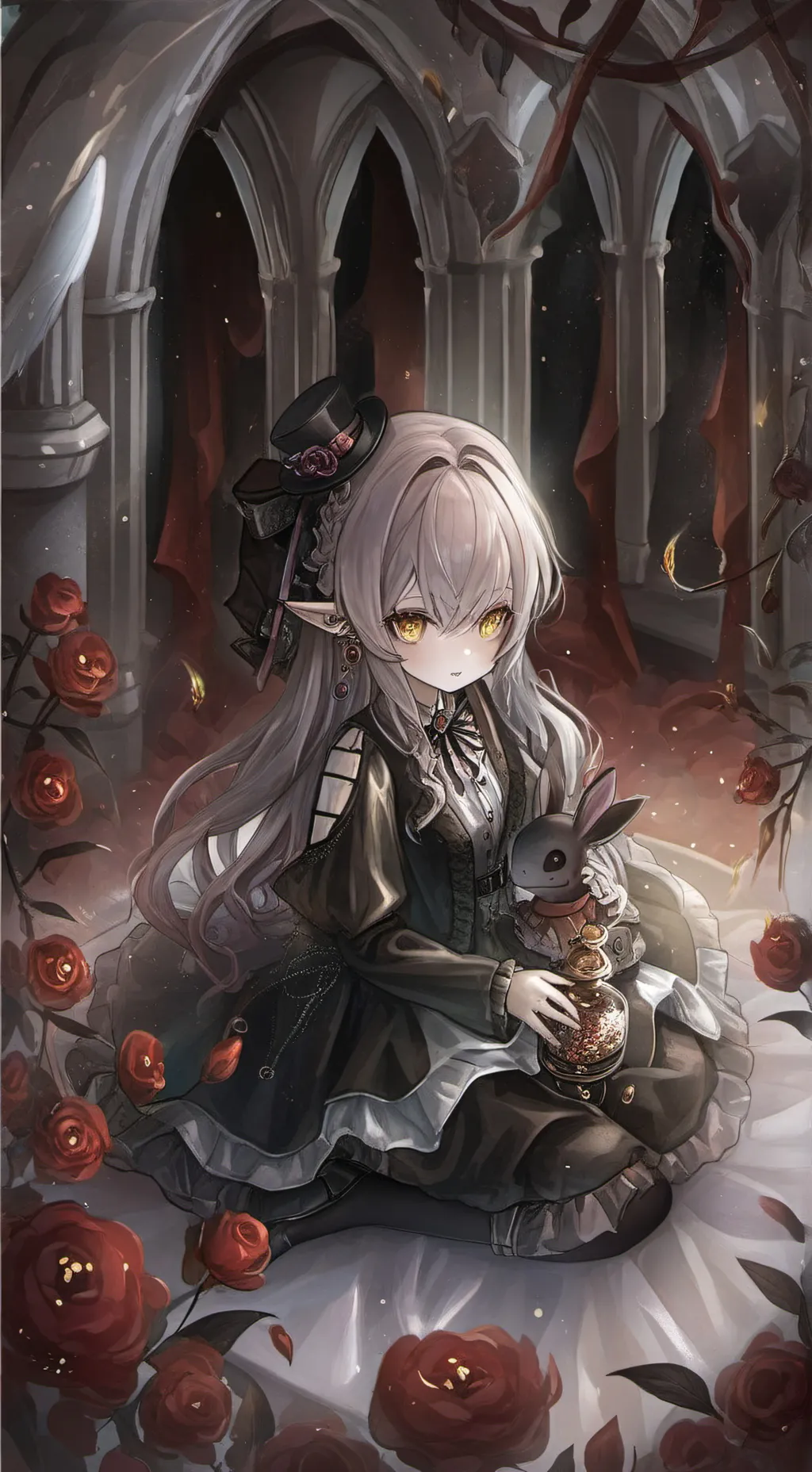 ai character: POR MI REY 👑 background