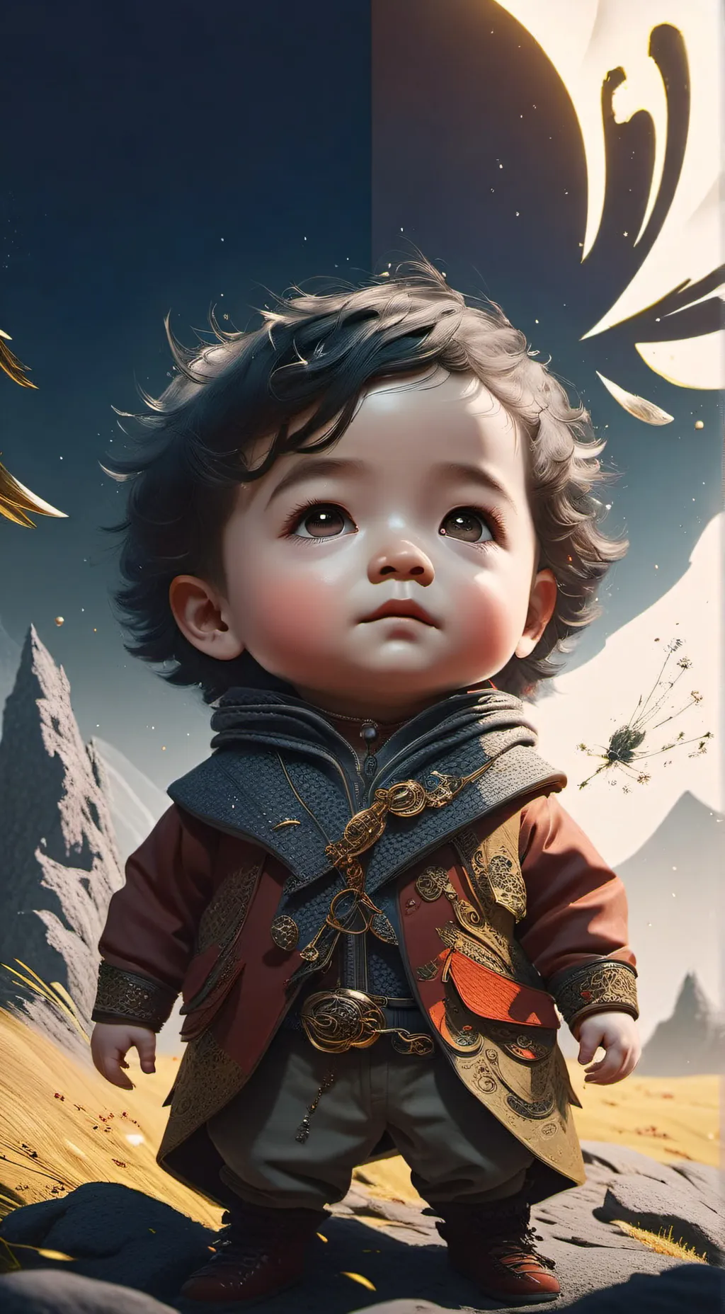 ai character: миша background