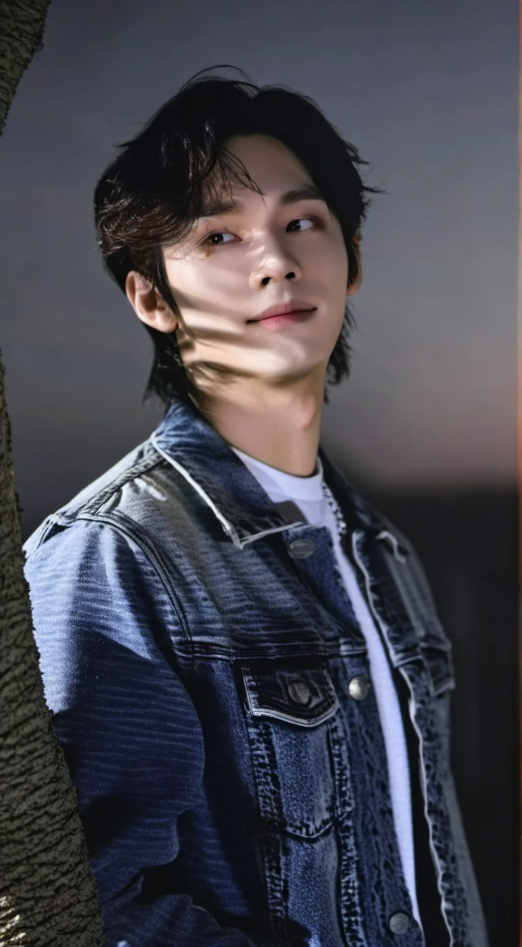 ai character: Hyunjin  background