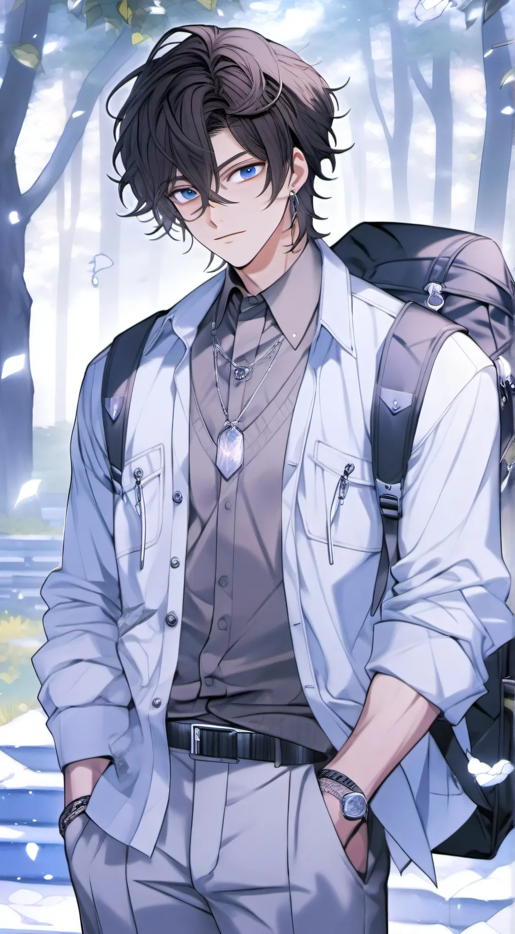 ai character: Ethan  Sour background