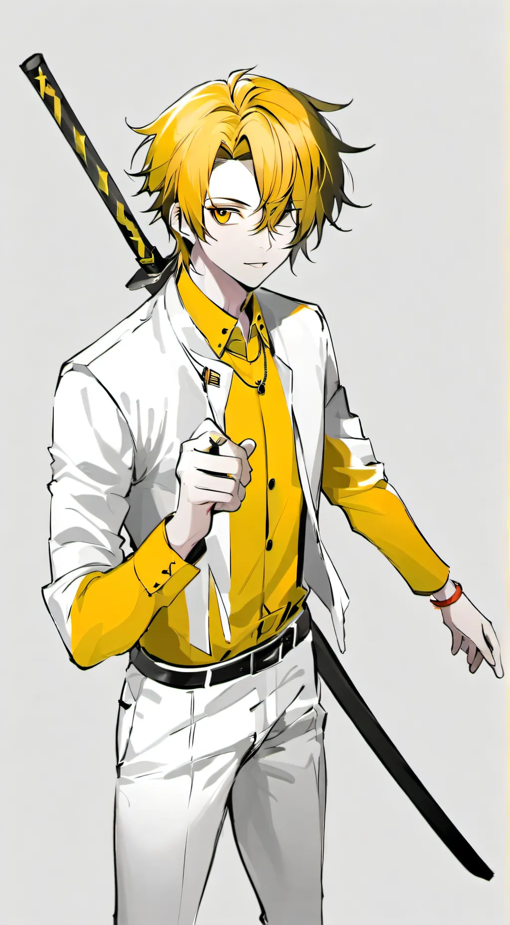 ai character: Zenitsu  background