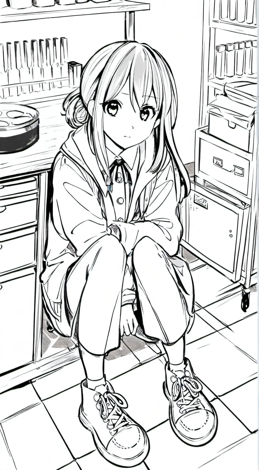 ai character: katie  background