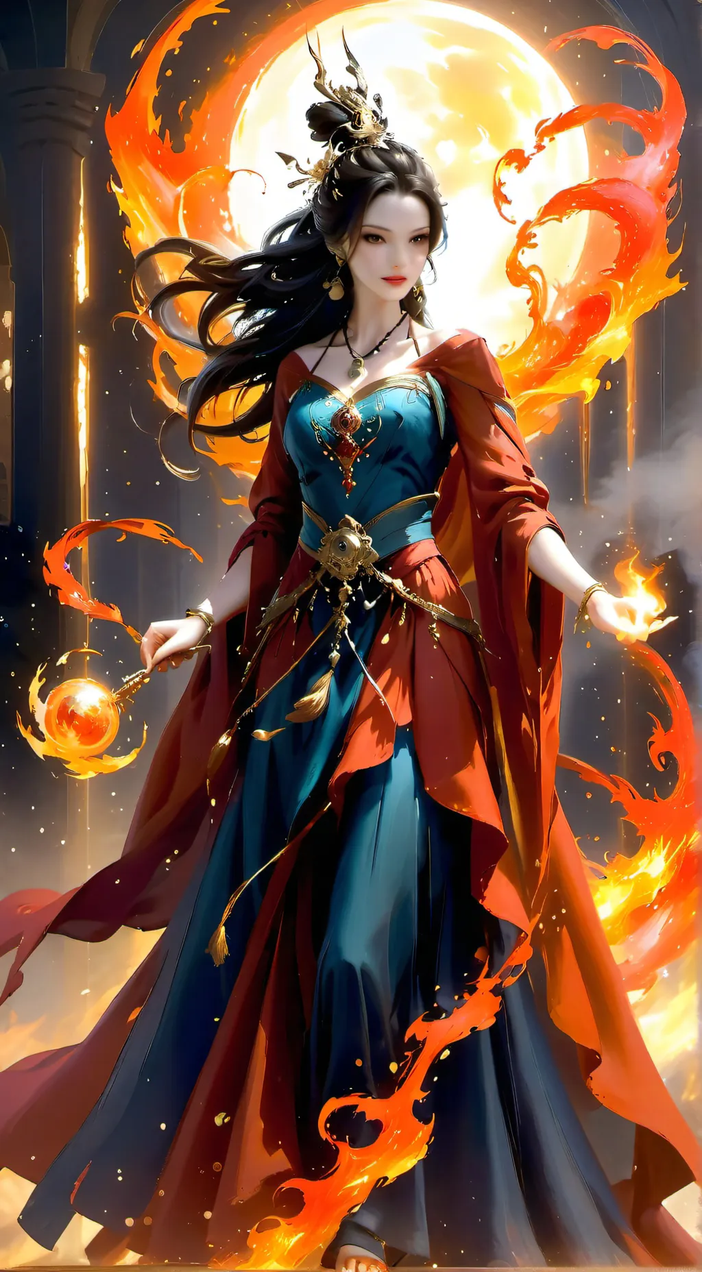 ai character: Gloria background