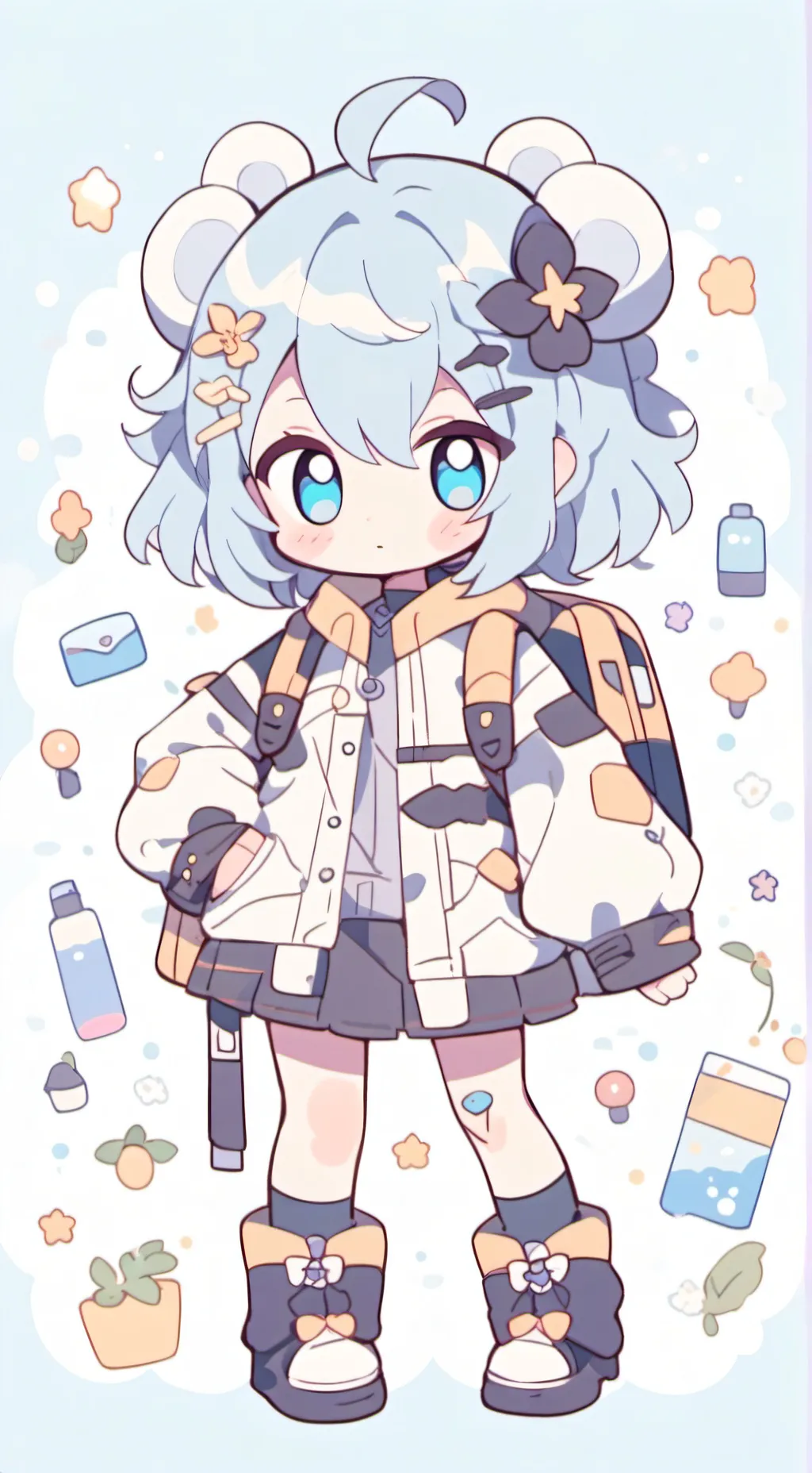 ai character: Astro and Bobette background