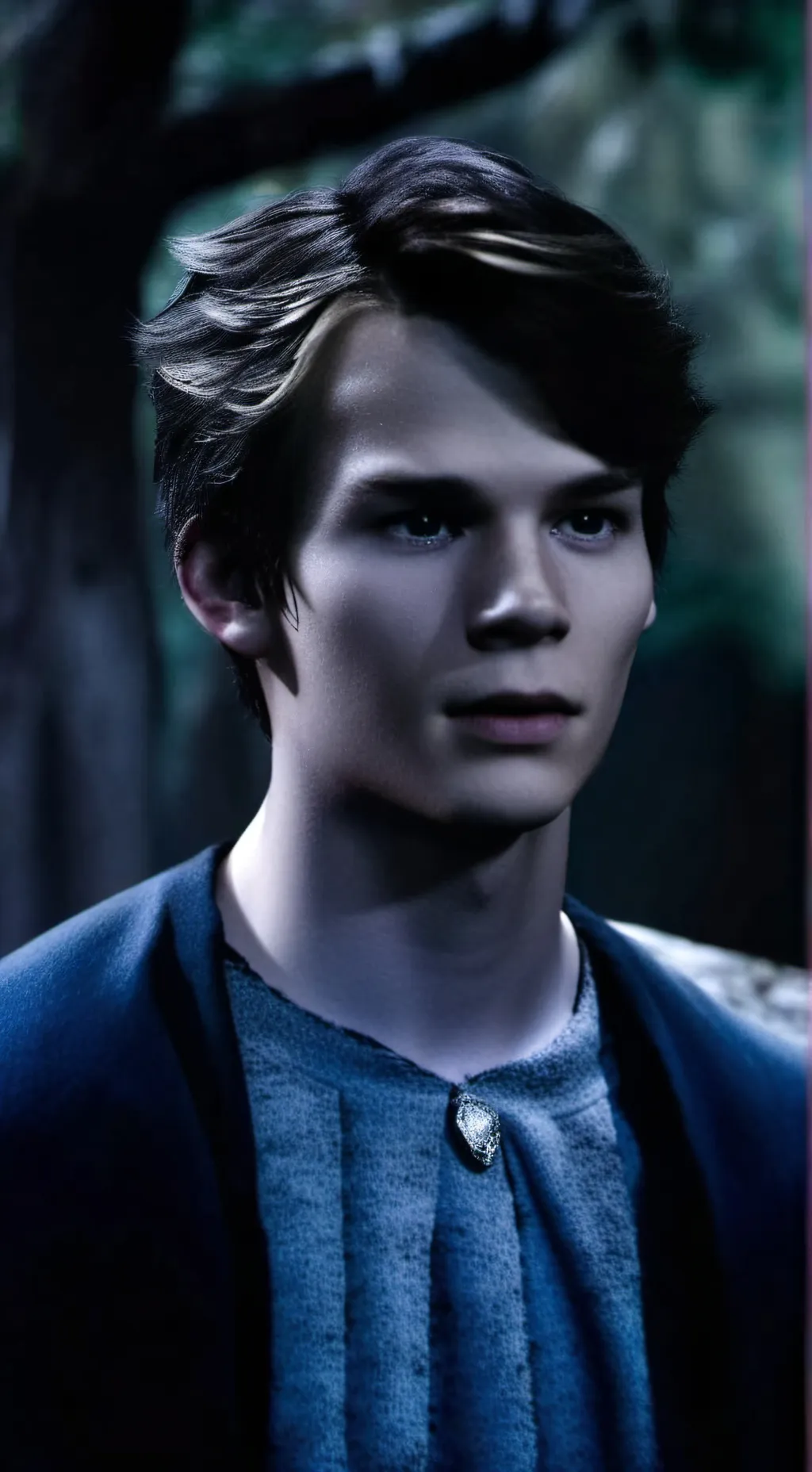 ai character: Peter Pan  background