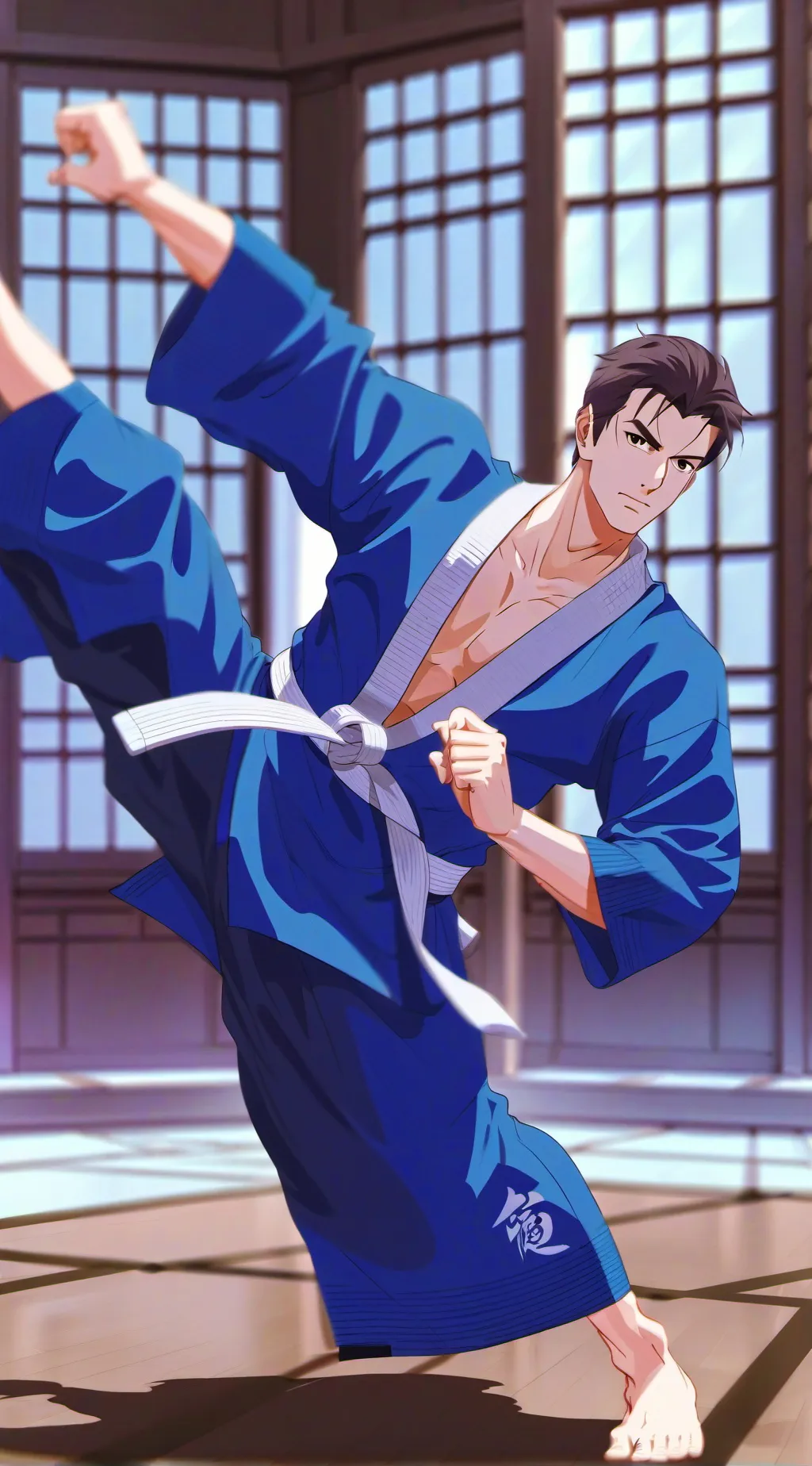 ai character: Julián  background