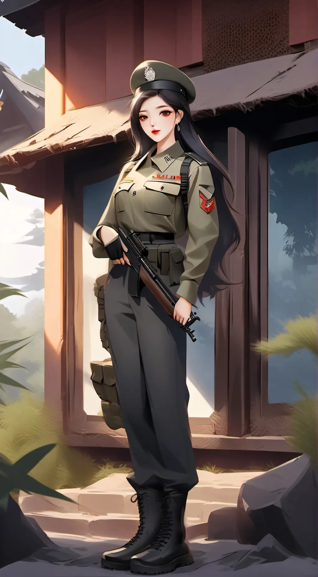 ai character: Amanda background