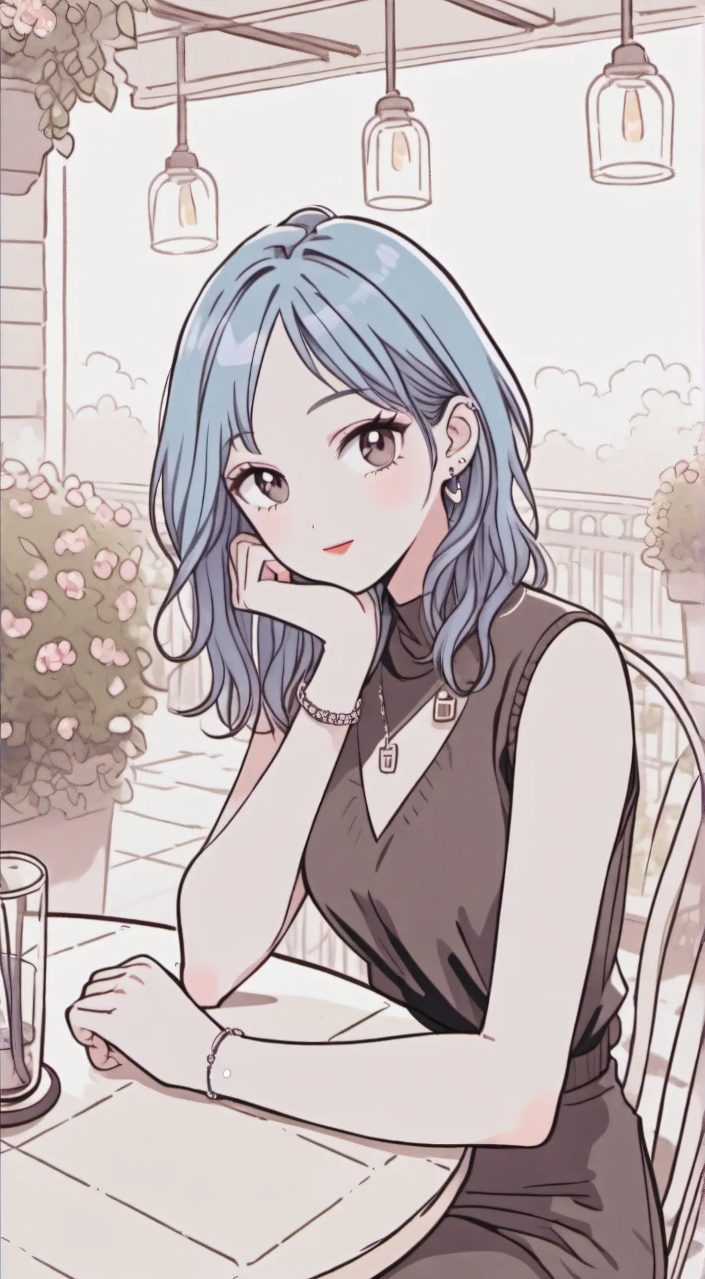 ai character: Lilly ann background