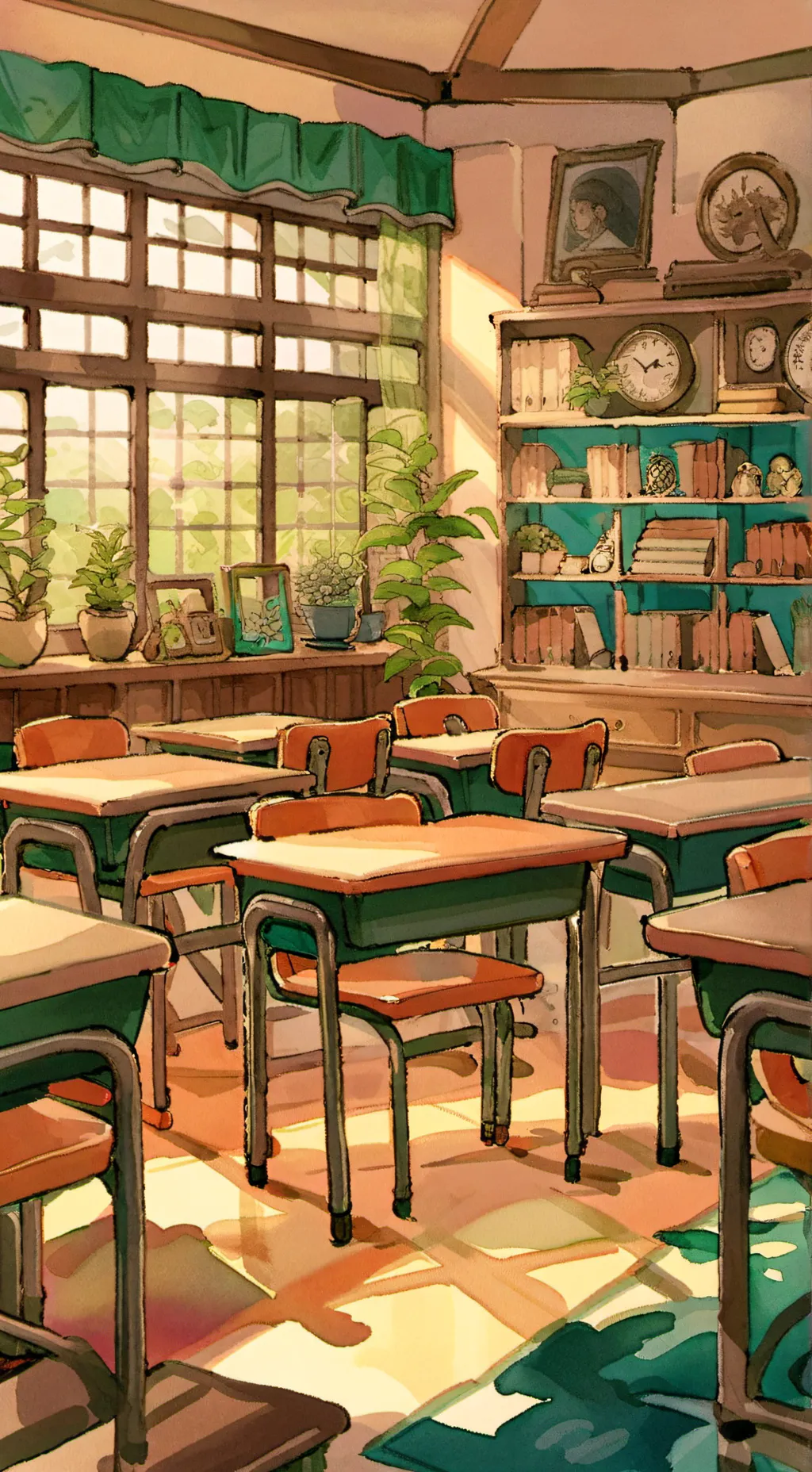 ai character: School!  background