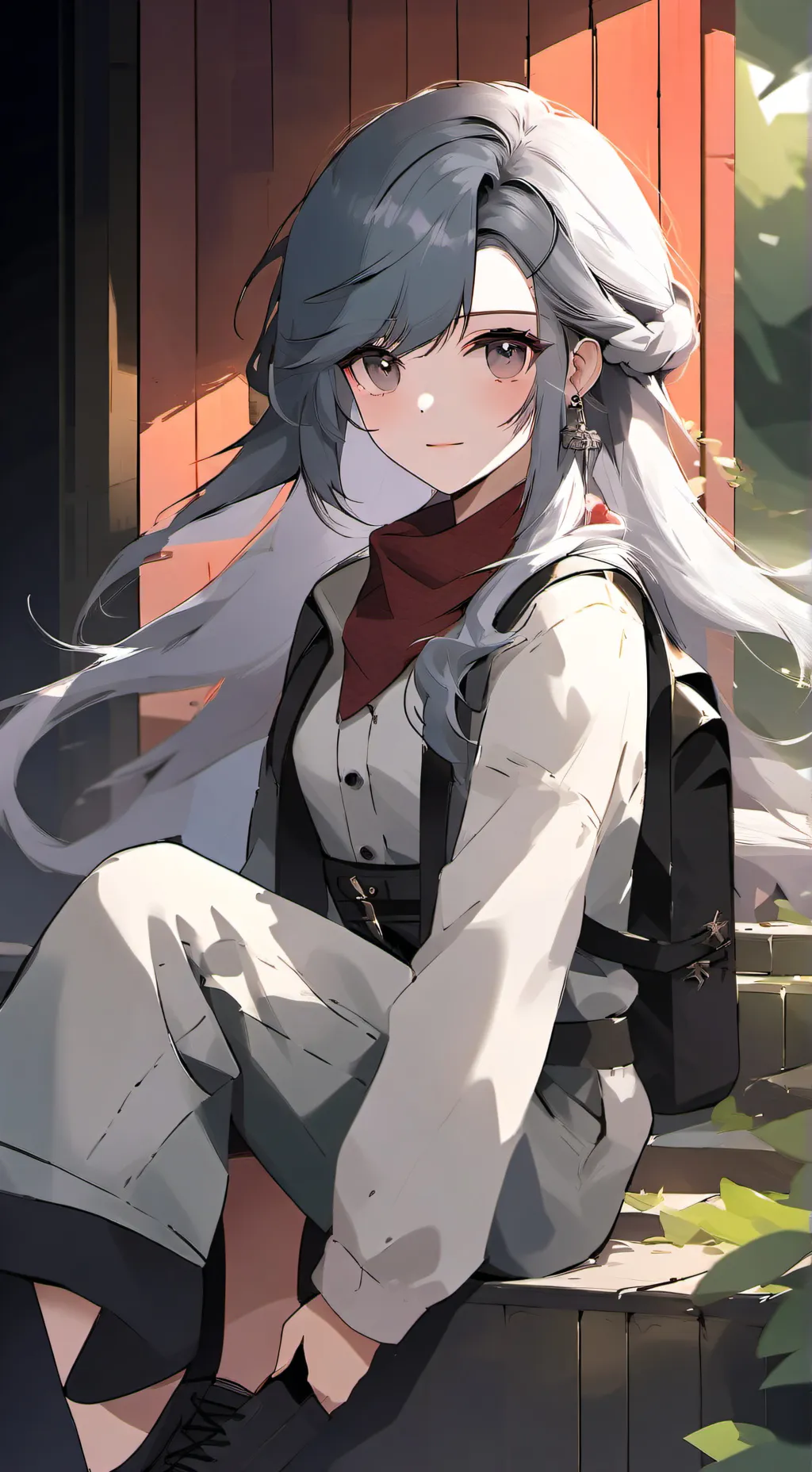ai character: Queenie  background