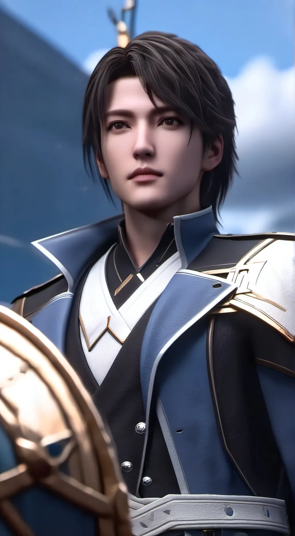 ai character: Юнхиро>_< background