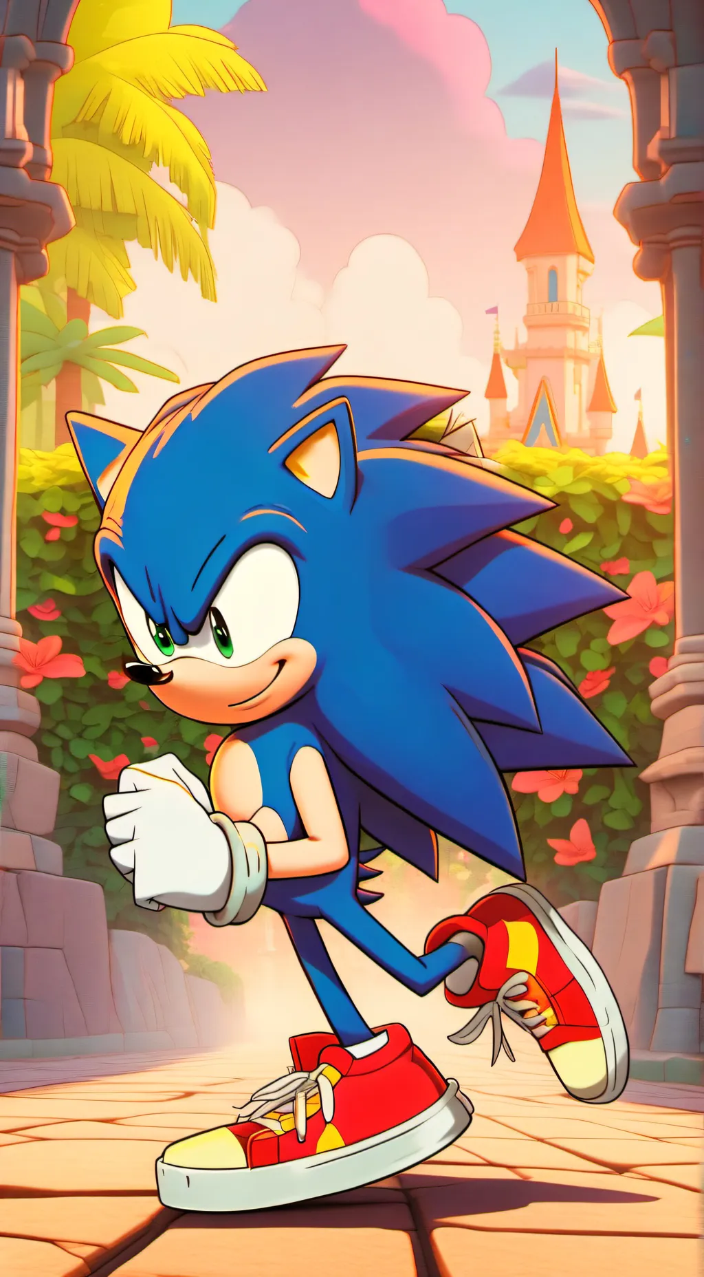 ai character: Sonic TF TG background