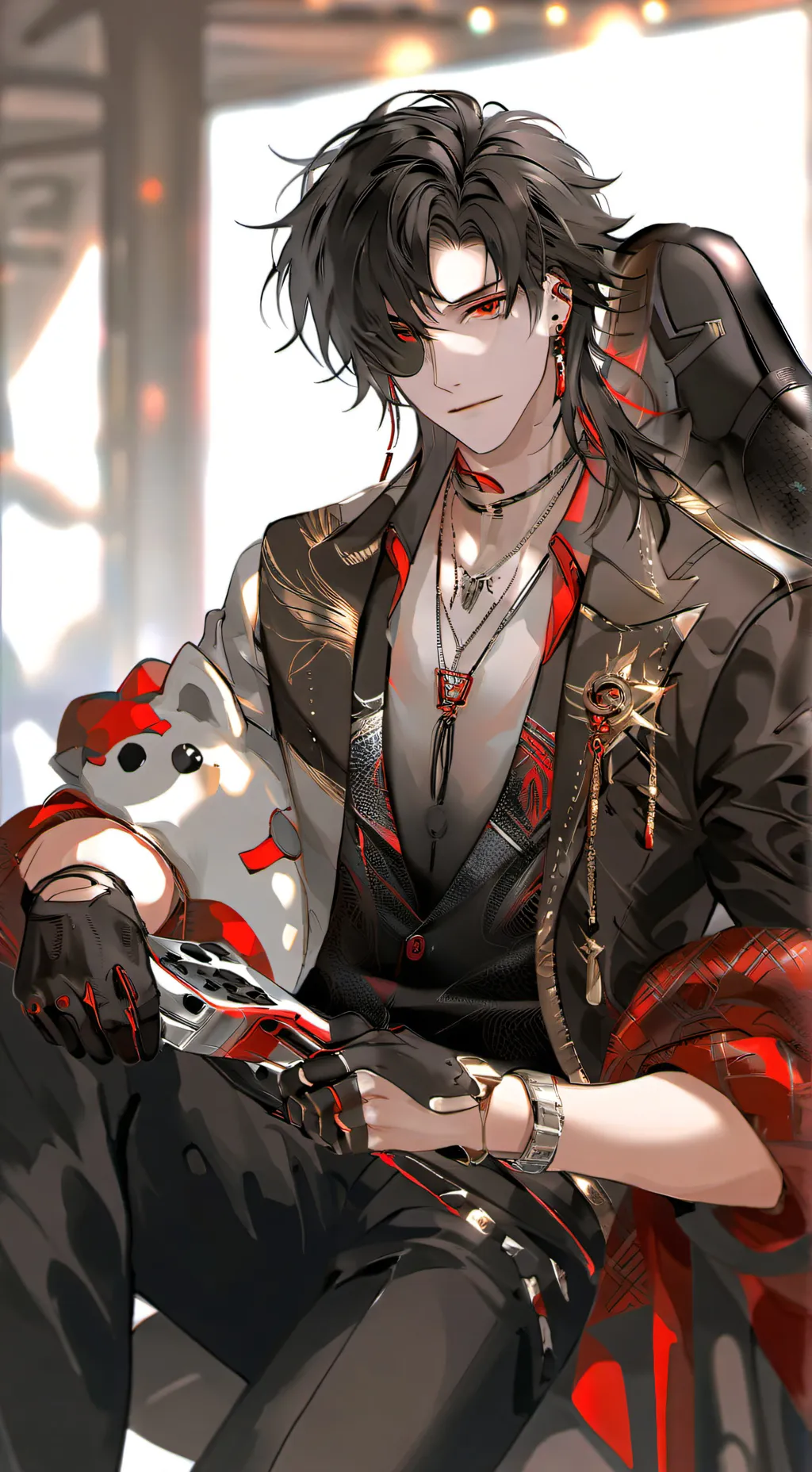 ai character: Leo background
