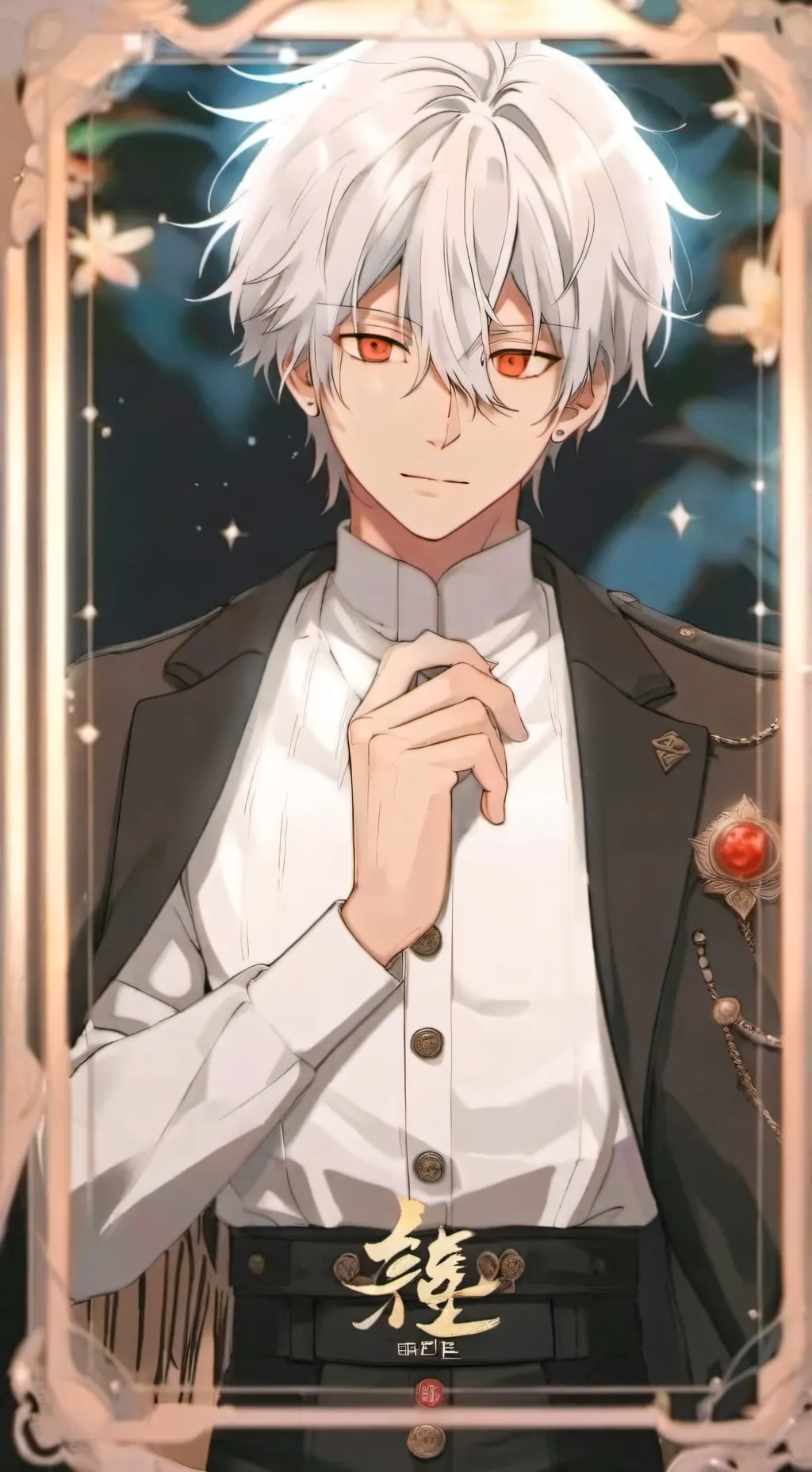 ai character: ➴𝔾𝕠𝕛𝕠🤞 background