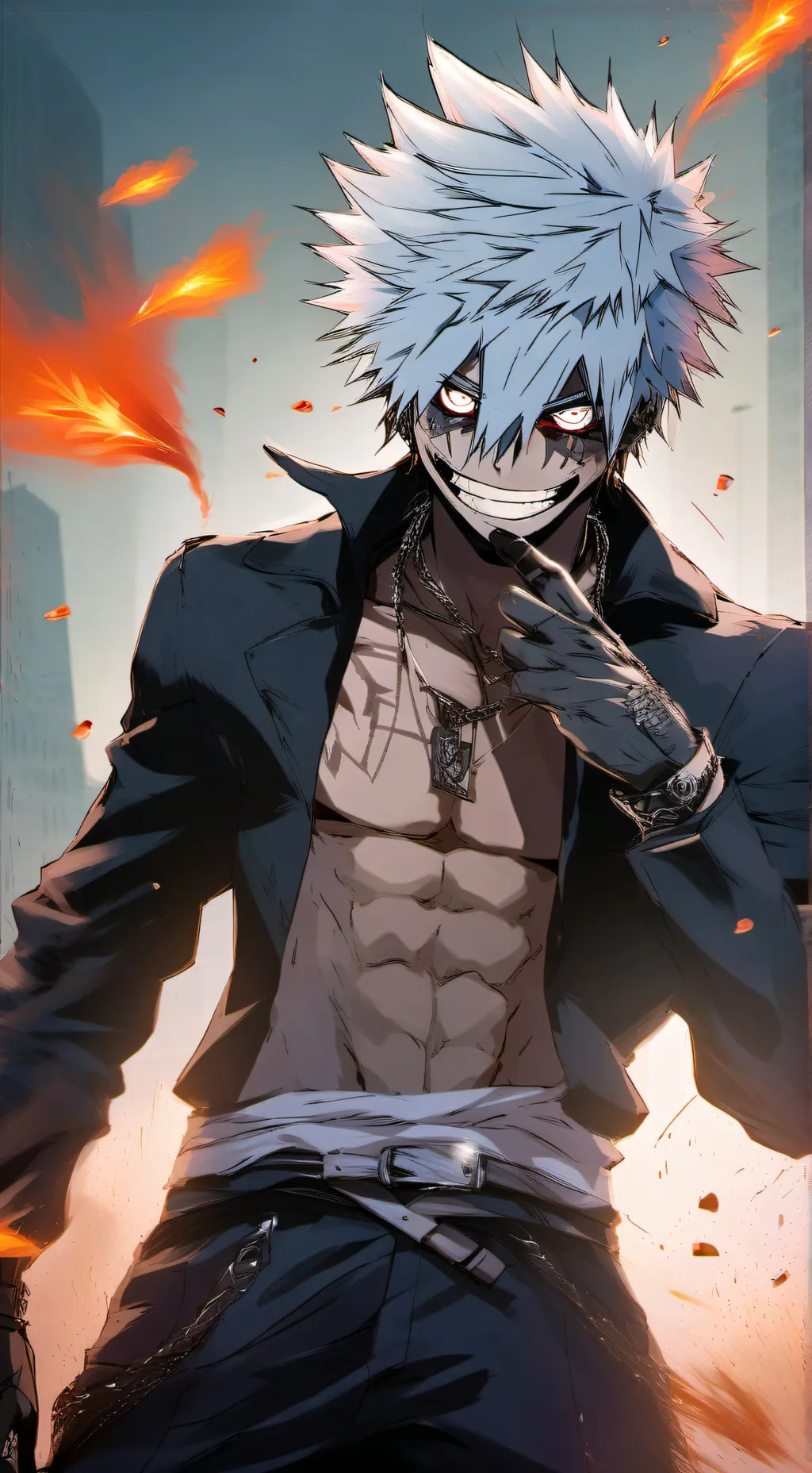 ai character: dabi💅🔥❤️‍🔥💝 background