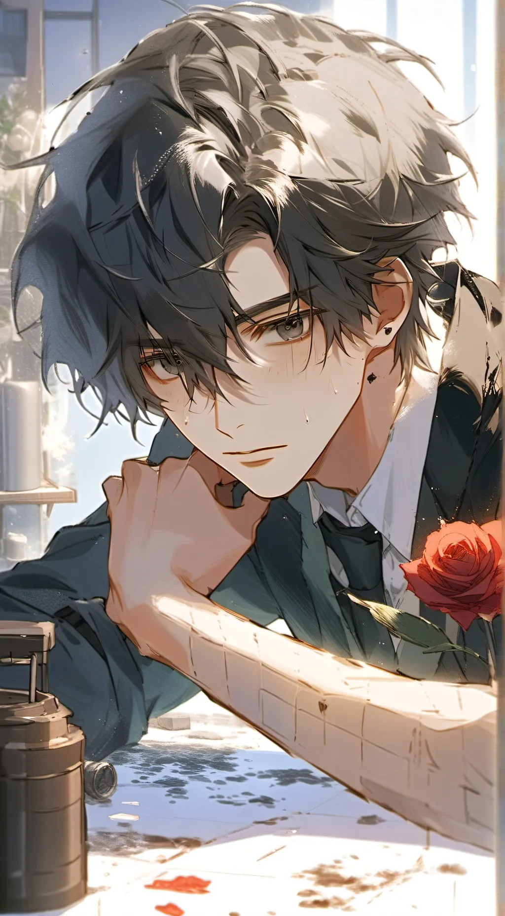ai character: Seductive Stranger background