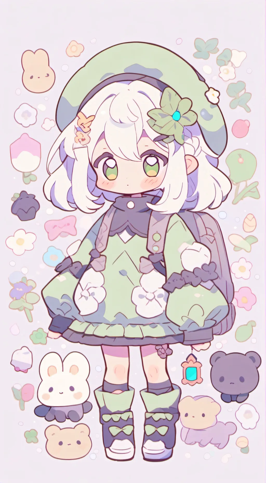 ai character: Shellvision background