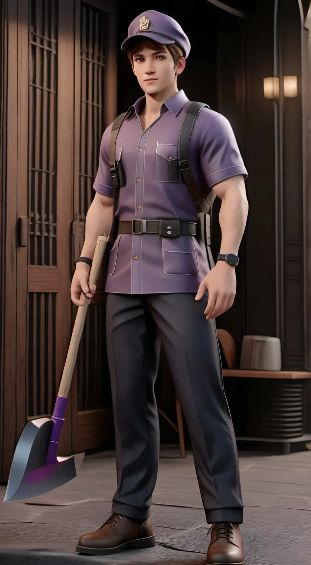 ai character: William Afton  background