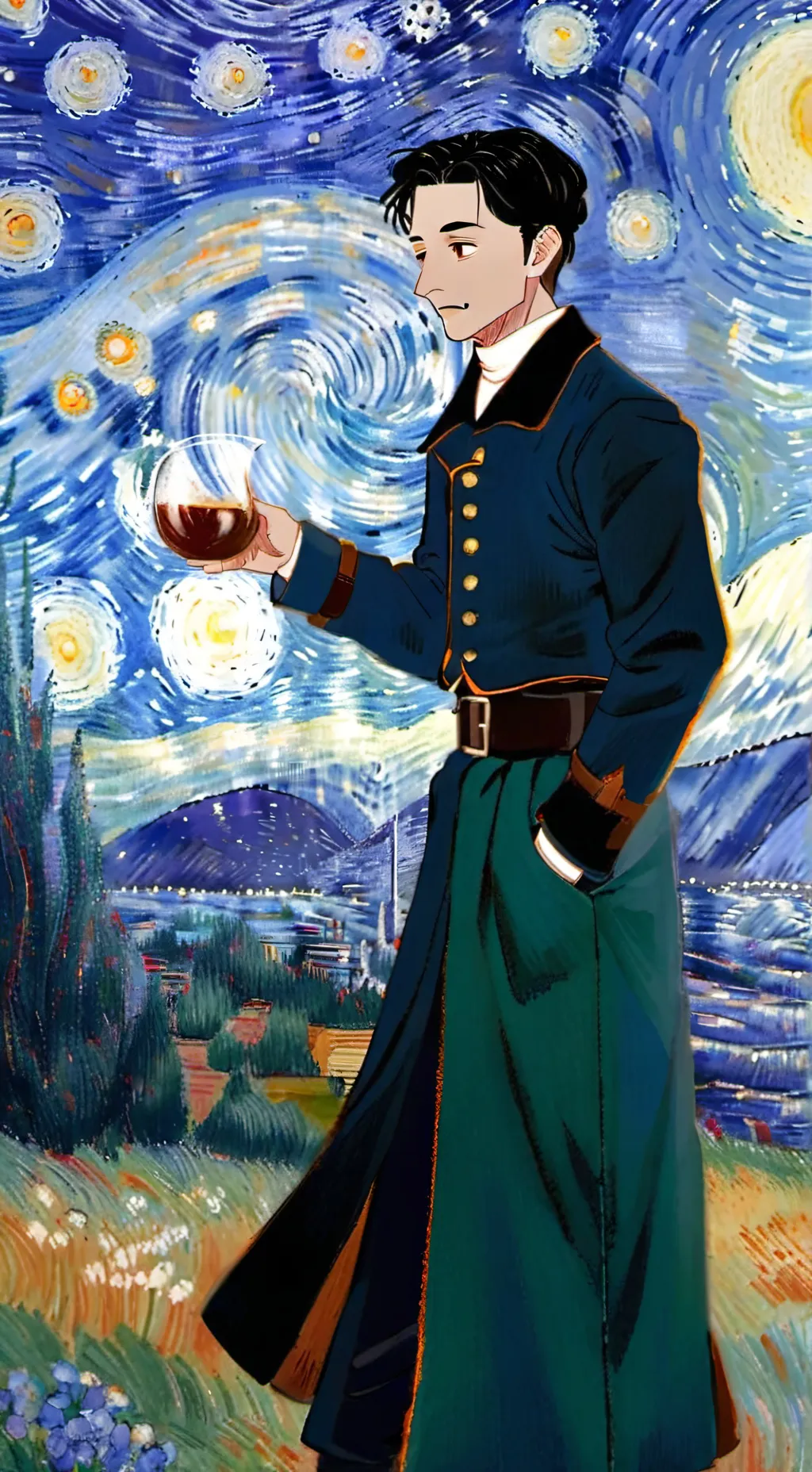 ai character: Estrela Nocturna background