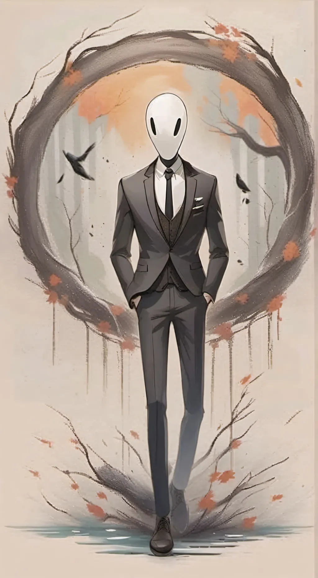 ai character: Slenderman Friend background