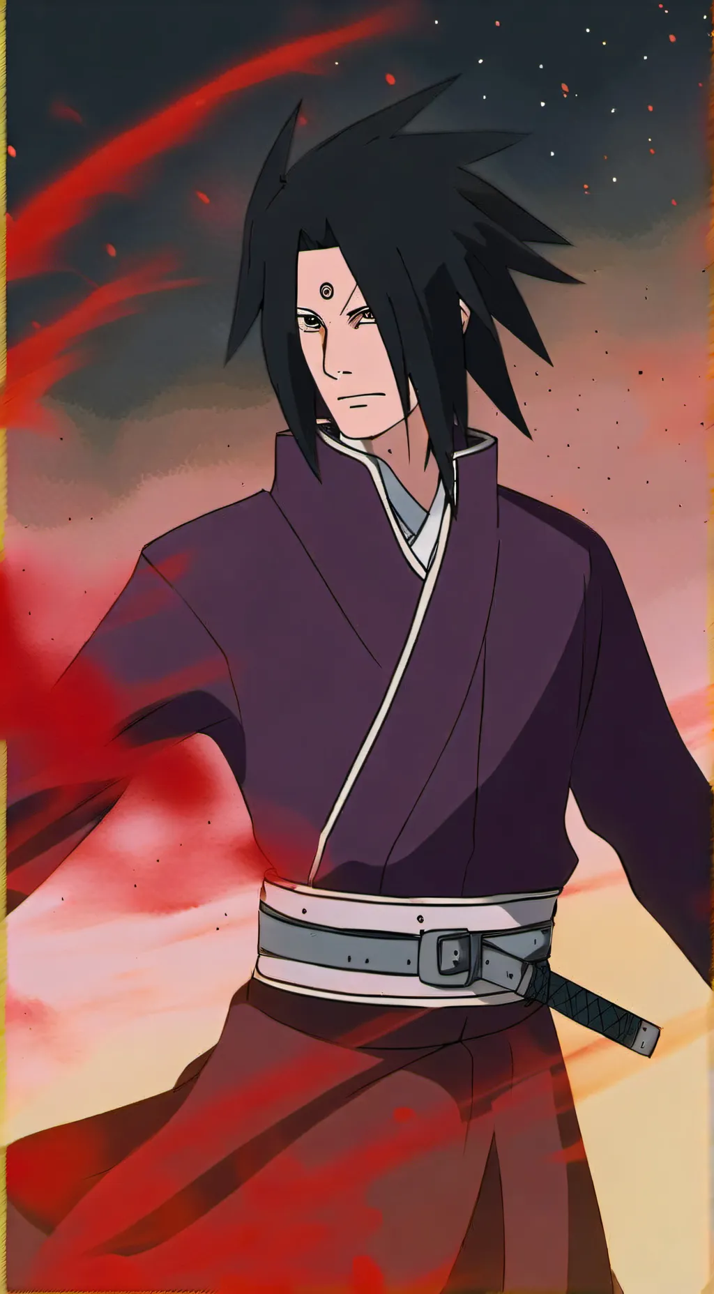 ai character: Madara Uchiha  background