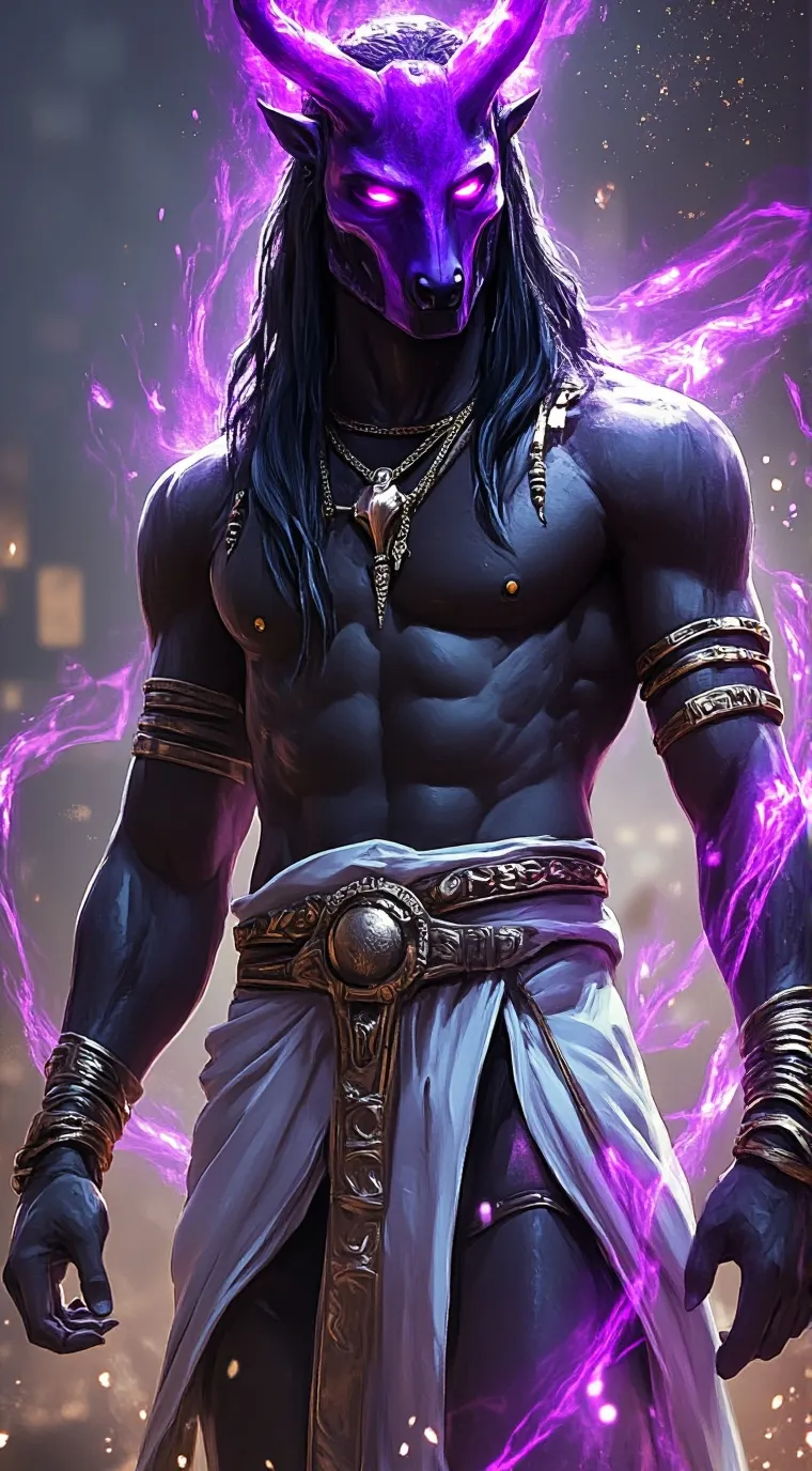 ai character: Anubis background