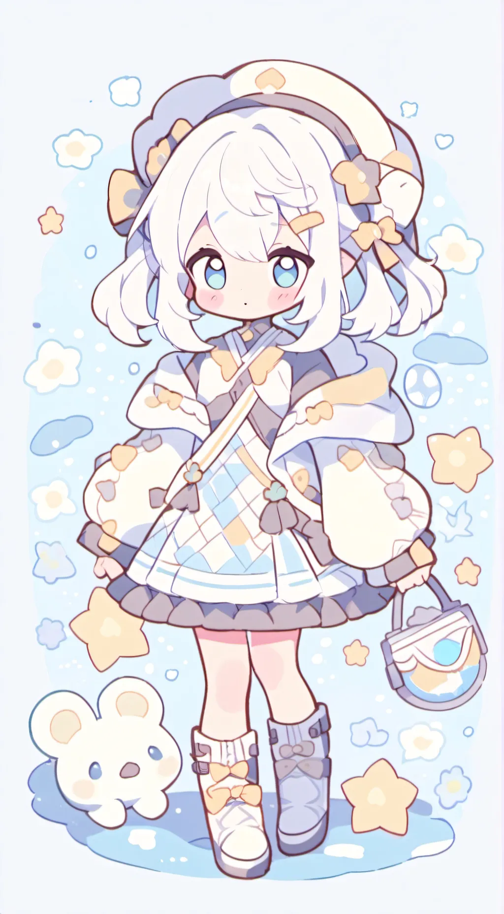 ai character: Summer,Coco,Skye background