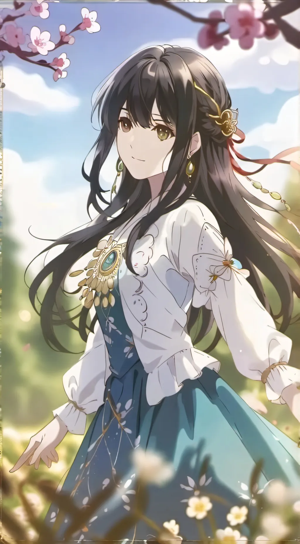 ai character: Akari background