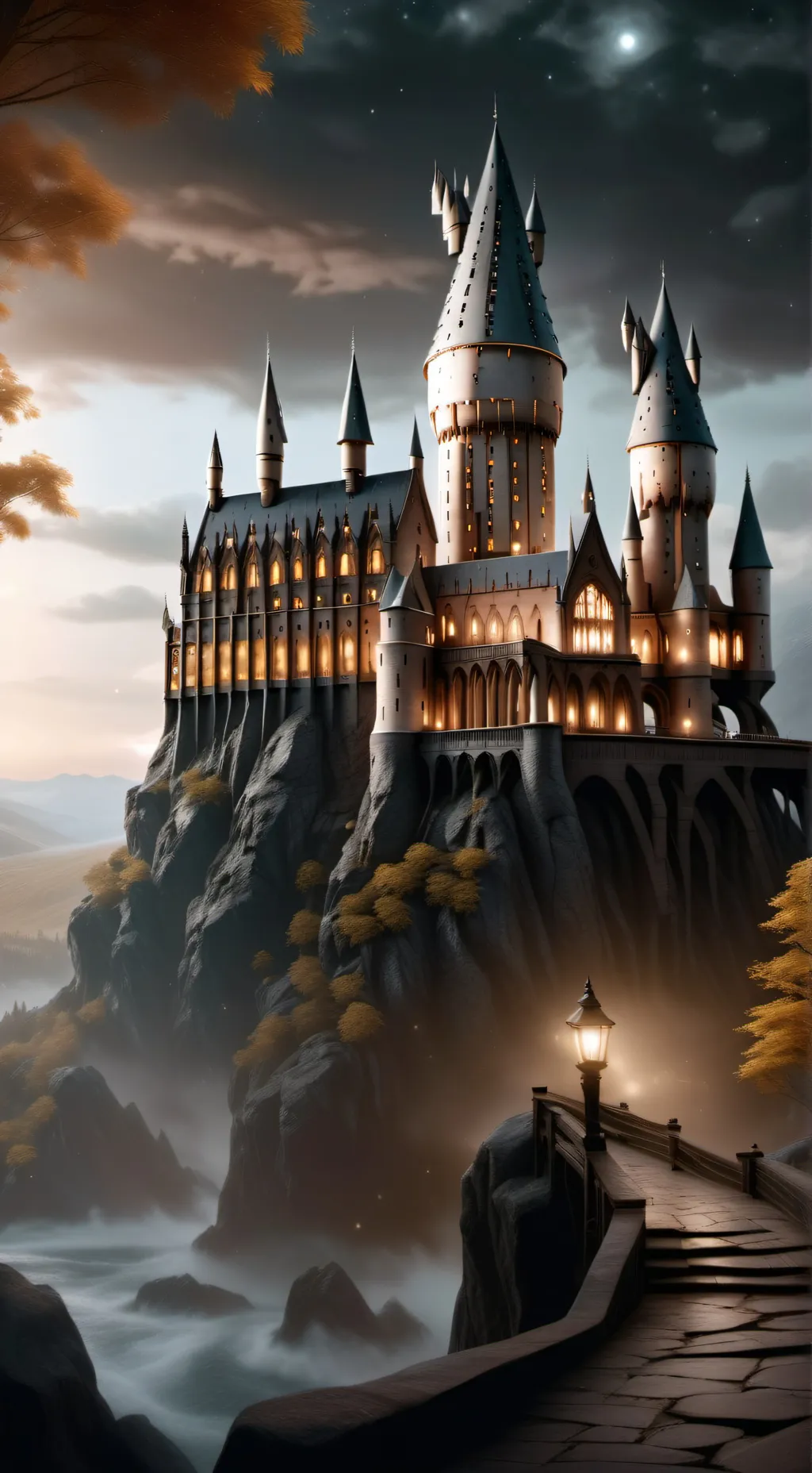 ai character: Hogwarts background
