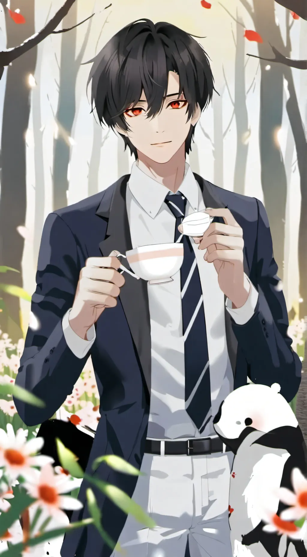 ai character: Édouard background