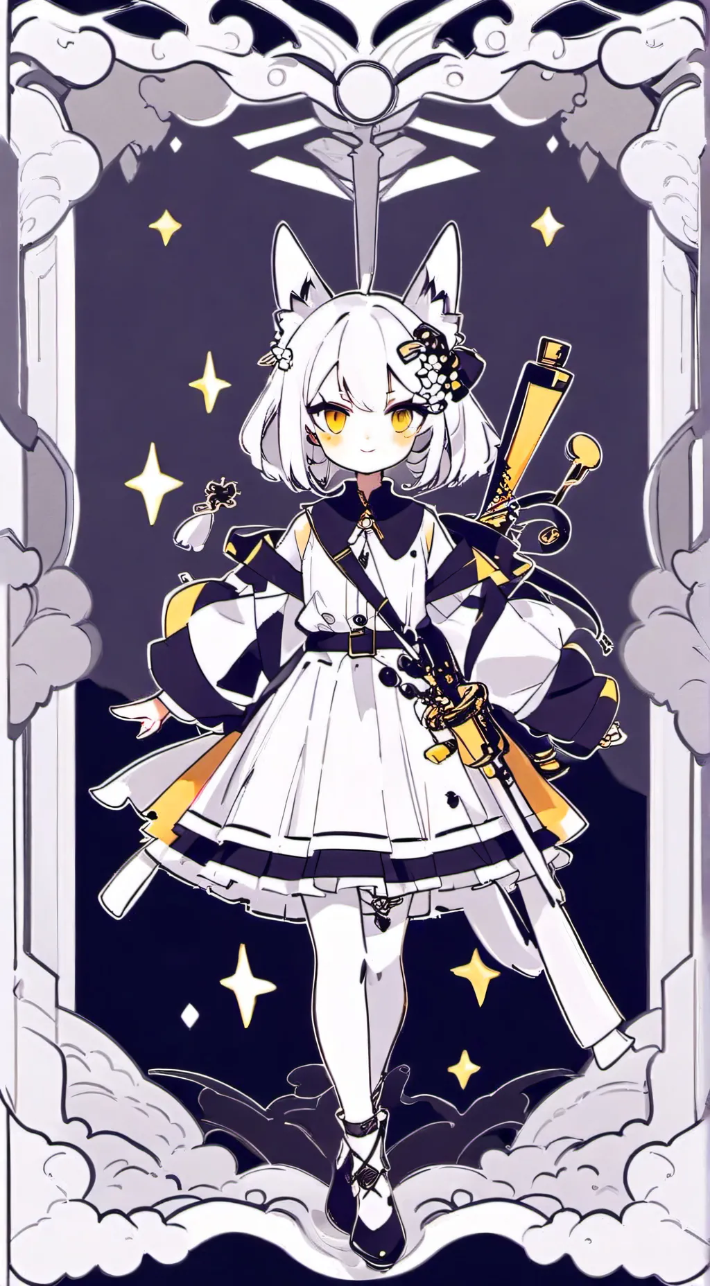 ai character: okura background