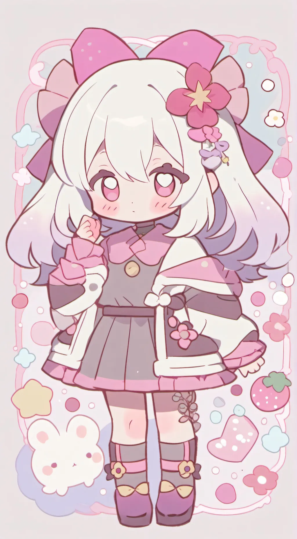 ai character: kanae et shinobu  background