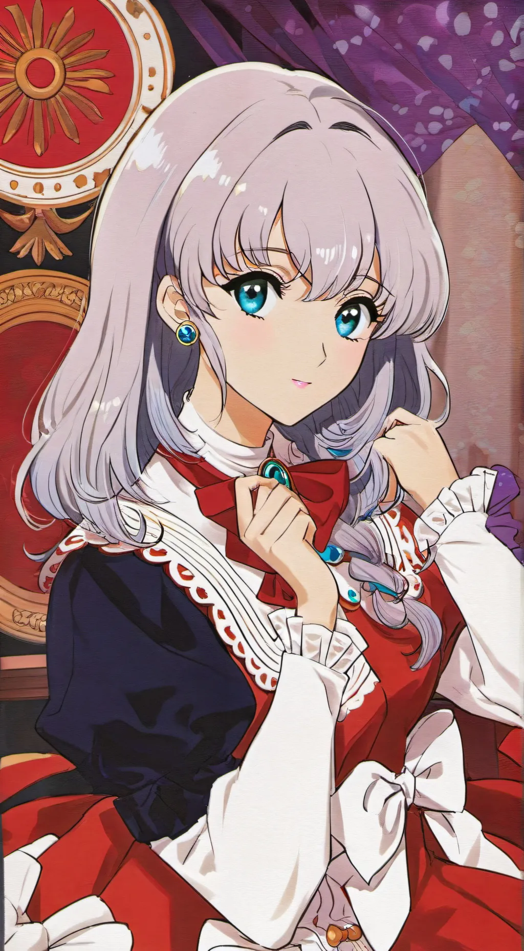 ai character: Anna. Myrie background